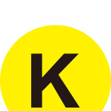 耐磨庫位編號地貼（K）耐叉車碾壓地貼 5S管理地貼標識 Φ20cm 12169 - 黃底黑字Φ200mm