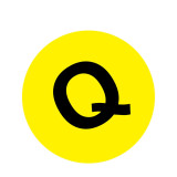 耐磨庫位編號地貼（Q）物料擺放定位地貼 字母編號地貼 Φ20cm 12175 - 黃底黑字Φ200mm