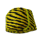 黃黑麻繩 Φ7mm×50m 老虎繩 黃黑警示繩 標誌繩 安全繩 貨車捆紮麻繩 10859 - 黃黑條紋Φ7mm*50m