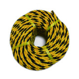 黃黑麻繩 Φ9mm×100m 老虎繩 黃黑警示繩 老虎繩 標誌繩 安全繩 貨物捆紮麻繩 10861 - 黃黑條紋Φ10mm*100m