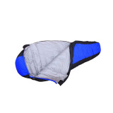 戶外防寒鴨絨睡袋 藍色 野外露營睡袋 野外探勘施工作業露營睡袋 鴨絨防寒露營睡袋 12328 - 藍色適用人群身高：180cm左右重量：2.3kg