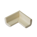經濟型防撞護角（8個裝）象牙白色 桌角防撞角 防撞包角 11610-8 - 象牙白22X22X50MM