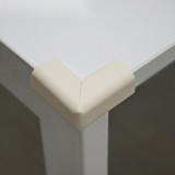 經濟型防撞護角（8個裝）象牙白色 桌角防撞護角 安全護角 11611-8 - 象牙白