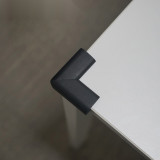 經濟型防撞護角（8個裝）黑色 加厚防撞角 安全護角 防撞包角 11613-8 - 黑色22X22X50MM