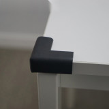 經濟型防撞護角（8個裝）黑色 安全護角 防撞護角 防撞包角 11615-8 - 黑色48X48X70MM