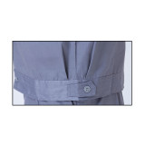 春秋加厚勞保工作服（套裝）滌棉混織 灰色 適合身高168-173cm 長袖勞保服 10804 - 灰色L