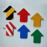 5S管理地貼（箭頭）20片裝客製化（黃紅藍綠黃黑 紅白）130×70mm 可自訂色彩 10820 - 可客製顏色130*90mm