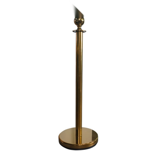 經濟型禮賓圍籬隔離柱（2支裝）金色 不含掛繩 飯店機場禮賓柱 金色禮賓圍籬柱 10089-2 - 鈦金950x320x51mm