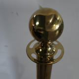 經濟型禮賓圍籬隔離柱（2支裝）金色 不含掛繩 飯店機場禮賓柱 金色禮賓圍籬柱 10089-2 - 鈦金950x320x51mm