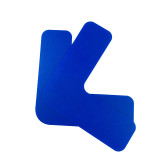 重載型5S管理地貼（L型）10片裝 藍色 耐壓耐磨地面標識 5S管理定位角標記貼 10942 - 藍色50*150*150mm