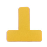 重型型5S管理地貼（T型）10片裝 綠色 現場5S管理識別貼 耐碾壓地面定位識別貼 10947 - 綠色50*150*150mm