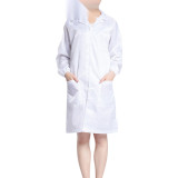 大褂 M 白色 適合身高160-165cm 導電纖維大褂 服 10959 - 白色M