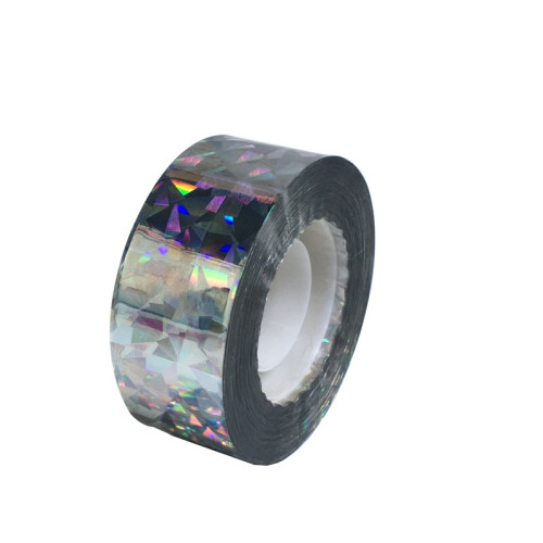 驅鳥彩帶（10卷裝）果園農田防鳥驅鳥趕鳥彩帶 驅鳥閃光帶 2.4cm×80m 鐳射銀 11158 - 鐳射2.4cm*80m