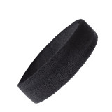 安全帽吸汗頭帶 夏季戶外高溫作業防汗帶 棉質頭箍束髮帶止汗帶 10條裝黑色 11176 - 黑色18*5.5cm