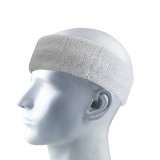 安全帽吸汗頭帶 夏季戶外高溫作業防汗帶 棉質頭箍束髮帶止汗帶 10條裝白色 11177 - 白色18*5.5cm