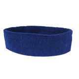 安全帽吸汗頭帶 夏季戶外高溫作業防汗帶 棉質頭箍束髮帶止汗帶 10條裝深藍 11178 - 深藍18*5.5cm