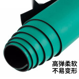 橡膠防靜電桌墊 電子廠實驗室維修台佈耐高溫 綠色 0.6m*10m*2mm 10973 - 綠色0.6m*10m*2mm
