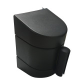 壁掛式伸縮分隔帶 牆面掛壁式警戒隔離線 工廠車間銀行商場護欄安全線 長3m黃黑 10987 - 黑14.5*9.5cm