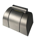 壁掛式伸縮分隔帶 牆面掛壁式警戒隔離線 工廠車間銀行商場護欄安全線 長3m黃黑 10987 - 黑14.5*9.5cm