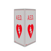 亞克力V型標識（AED去顫器）AED三角形識別牌 A.E.D警示標誌 心肺復甦AED指示牌 23×30cm 10990 - 混色230*300mm厚2mm