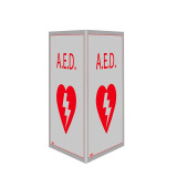 亞克力V型標識（AED去顫器）AED三角形識別牌 A.E.D警示標誌 心肺復甦AED指示牌 23×30cm 10990 - 混色230*300mm厚2mm