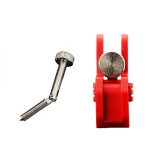 多功能中小型斷路器鎖 電氣開關安全鎖具 斷路器安全鎖具 LOTO上鎖掛牌11144 - 紅色41*14*38mm