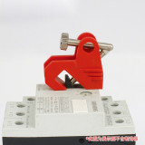 多功能中小型斷路器鎖 電氣開關安全鎖具 斷路器安全鎖具 LOTO上鎖掛牌11144 - 紅色41*14*38mm