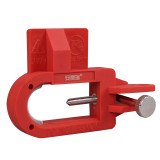 特大型斷路器鎖 電氣開關安全鎖具 斷路器安全鎖具 工業開關安全鎖具 LOTO上鎖掛牌 11145 - 紅色10*7*2cm