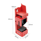 中小型斷路器鎖 電氣開關安全鎖具 斷路器安全鎖具 工業開關安全鎖具 LOTO上鎖掛牌11148 - 紅色85x30x27mm