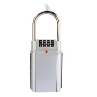 鑰匙密碼盒 懸吊式鑰匙密碼盒 合金密碼鑰匙收納盒 金屬鑰匙盒 鋅合金 銀色 170*65mm 11199 - 銀色170*65mm