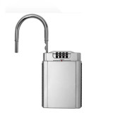 鑰匙密碼盒 懸吊式鑰匙密碼盒 合金密碼鑰匙收納盒 金屬鑰匙盒 鋅合金 銀色 170*65mm 11199 - 銀色170*65mm