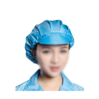 透氣型帽子（5頂裝）均碼藍色 附透氣孔帽 無塵車間帽 10835 - 藍色均碼