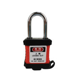 防塵安全掛鎖（紅）上鎖掛牌鎖頭 工程塑膠鋼製鎖樑工業掛鎖 LOTO安全掛鎖 企業專屬 11323 - 紅83*38mm