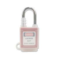 全密封防塵安全掛鎖（紅）上鎖掛牌鎖頭 工程塑膠鋼製鎖樑工業掛鎖 LOTO安全掛鎖 11331 - 紅83*38mm