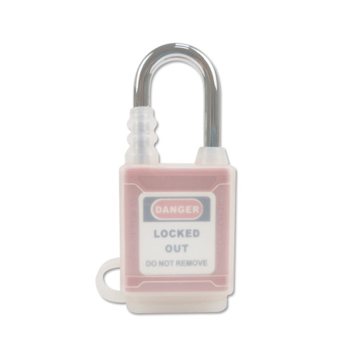 全密封防塵安全掛鎖（紅）上鎖掛牌鎖頭 工程塑膠鋼製鎖樑工業掛鎖 LOTO安全掛鎖 11331 - 紅83*38mm