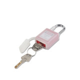 全密封防塵安全掛鎖（紅）上鎖掛牌鎖頭 工程塑膠鋼製鎖樑工業掛鎖 LOTO安全掛鎖 11331 - 紅83*38mm