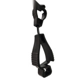 掛腰式手套夾 勞保手套便攜夾子 防護手套夾子 腰間勞保手套掛扣 手套配件 黑色（5個裝） 11378 - 黑色13CM*3.5CM