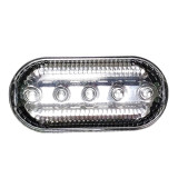 LED紅藍爆閃肩燈 肩夾式安全警示閃光燈 夜間執勤交通巡邏號誌燈 2個裝 11386 - 黑色75*35*35mm