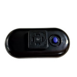 LED紅藍爆閃肩燈 肩夾式安全警示閃光燈 夜間執勤交通巡邏號誌燈 2個裝 11386 - 黑色75*35*35mm