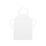 一次性塑膠圍裙 防水防油防油漆顏料一次性圍裙 白色 均碼（100條裝） 11376 - 白色均碼