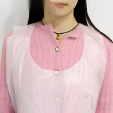 一次性塑膠圍裙 防水防油防油漆顏料一次性圍裙 白色 均碼（100條裝） 11376 - 白色均碼