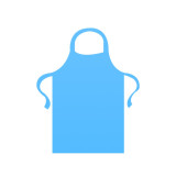 一次性塑膠圍裙 防水防油防油漆顏料一次性圍裙 藍色 均碼（100條裝） 11377 - 藍色透明均碼