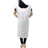 加厚一次性塑膠圍裙 飯店餐飲廚房後廚防水防油實驗室 白色均碼50條裝 11383 - 白色120*70cm
