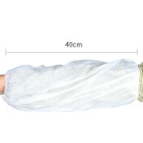 拋棄式塑膠袖套 防水防油PE套袖 餐廚清潔袖套 白色 200只裝 11373 - 白色40cm*21cm