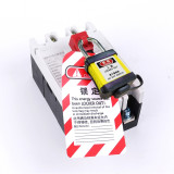 防塵安全掛鎖（黃）上鎖掛牌鎖頭 工程塑膠鋼製鎖樑工業掛鎖 LOTO安全掛鎖 企業專屬 11324 - 黃83*38mm