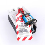 防塵安全掛鎖（藍）上鎖掛牌鎖頭 工程塑膠鋼製鎖樑工業掛鎖 LOTO安全掛鎖 企業專屬 11325 - 藍83*38mm