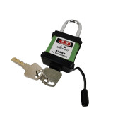 防塵安全掛鎖（綠）上鎖掛牌鎖頭 工程塑膠鋼製鎖樑工業掛鎖 LOTO安全掛鎖 企業專屬 11326 - 綠83*38mm