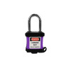 防塵安全掛鎖（紫）上鎖掛牌鎖頭 工程塑膠鋼製鎖樑工業掛鎖 LOTO安全掛鎖 企業專屬 11330 - 紫83*38mm