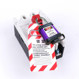 防塵安全掛鎖（紫）上鎖掛牌鎖頭 工程塑膠鋼製鎖樑工業掛鎖 LOTO安全掛鎖 企業專屬 11330 - 紫83*38mm