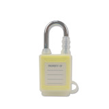 全密封防塵安全掛鎖（黃）上鎖掛牌鎖頭 工程塑膠鋼製鎖樑工業掛鎖 LOTO安全掛鎖 11332 - 黃83*38mm